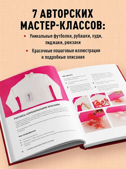 Принты на ткани от А до Я. Индивидуальный дизайн одежды и аксессуаров. Полный практический курс по шелкографии и другим техникам кастомизации - фото 6