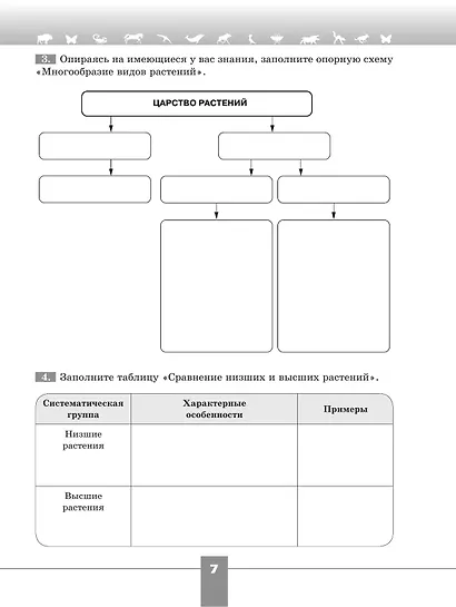 Биология. 7 класс. Базовый уровень. Рабочая тетрадь - фото 7