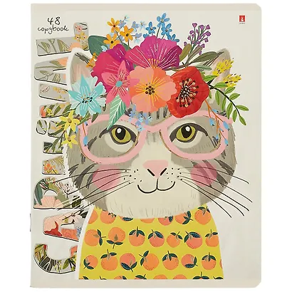 Тетрадь в клетку Альт, "Карнавал new", 48 листов, в ассортименте - фото 4