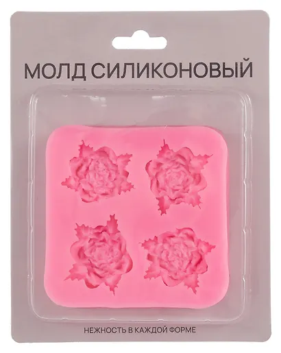 Силиконовый молд Цветы 1 - фото 1