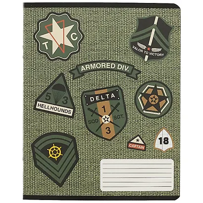 Тетрадь в клетку Academy Style, "Шевроны", 18 листов, в ассортименте - фото 6