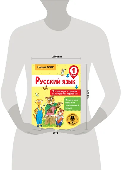 Русский язык. Все примеры и задания на все правила и орфограммы. 1 класс - фото 3