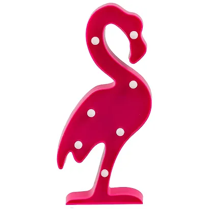 Светильник LED Фламинго (пластик) 30х14см (30×15см) (12-06630-Y019) - фото 1