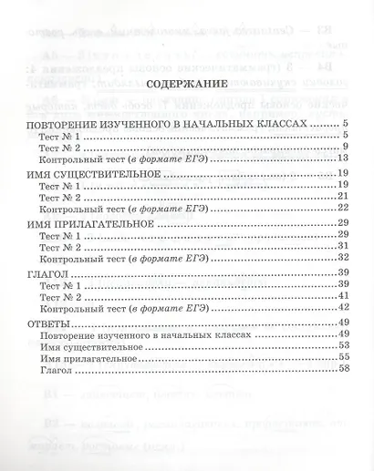 Тесты по русскому языку для тематического и итогового контроля. 5 класс - фото 3