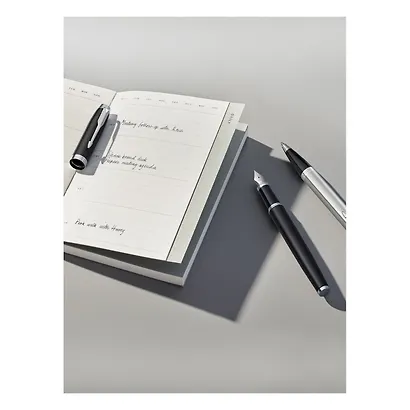 Ручка подарочная шариковая синяя, IM Black CT, Parker - фото 6