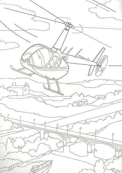 РАСКРАСКА А4 эконом. В ГОРОДЕ МАШИН - фото 3