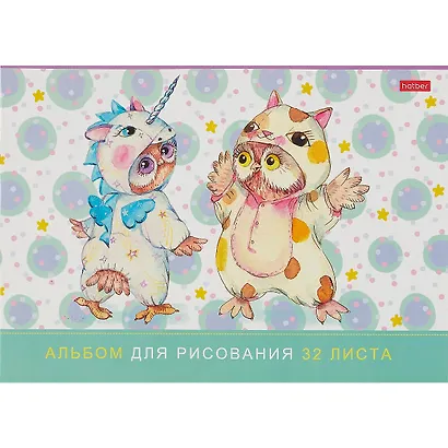 Альбом для рисования «Кигуруми» Hatber А4, 32 листа, скрепка, в ассортименте - фото 6