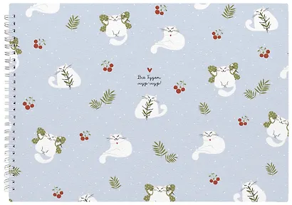 Альбом для рисования Be Smart, "Mur-Mur. Крылышки", А4, 40 листов, на гребне - фото 1