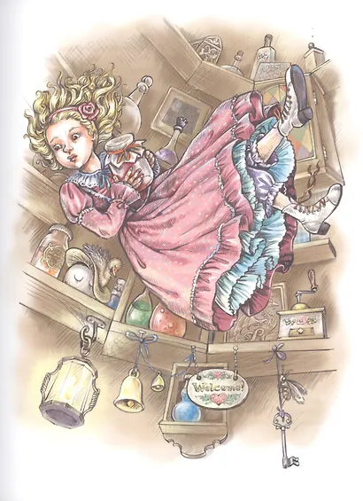 АЛИСА В СТРАНЕ ЧУДЕС мат.ламин.обл, выбор.лак, мелован.бум. 196х262 - фото 5