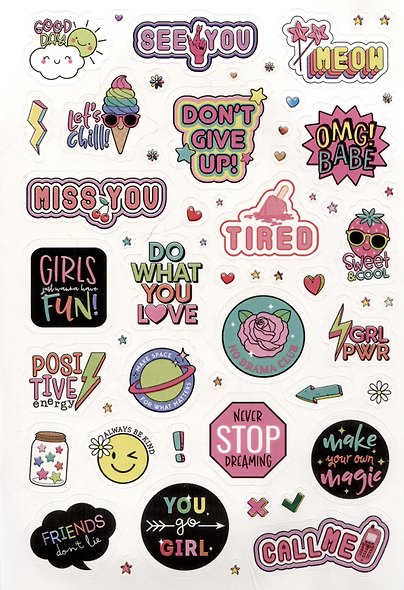 Pink Power Stickers. Более 555 наклеек для сильных духом девчонок! - фото 4