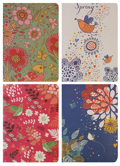 Записная книжка «Birds and flowers», нелинованная, 24 листа - фото 4