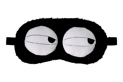 Маска для сна «Глазки», черная, плюш, Lafilaf - фото 2