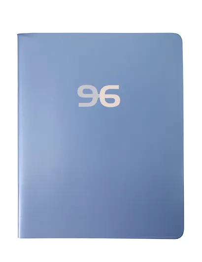 Тетрадь 96л кл. "Классическая серия. Сапфир" мел.картон, метал.пантон - фото 1