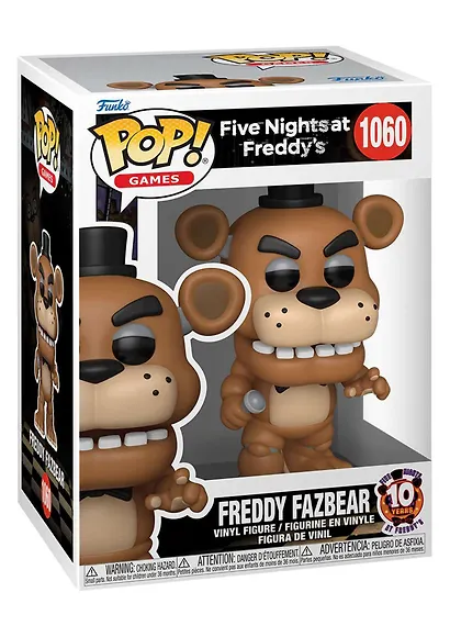 Коллекционная фигурка Freddy Fazbear, Funko POP! Games FNAF 10th (1060) (Fun87116) - фото 2