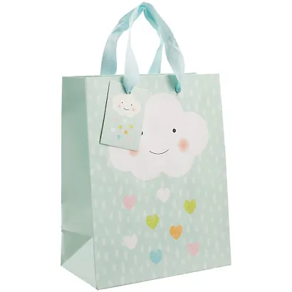 Пакет А5 23*18*10 Rainbow hearts нейтр., бум.мат.ламинат - фото 1