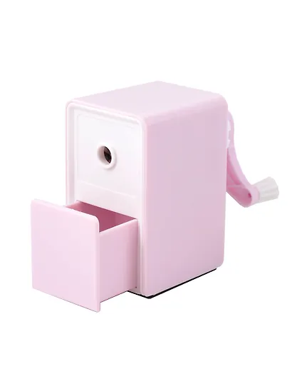 Точилка механическая для карандашей "Pastel colors", с контейнером для стружки, нежно-розовый, Yoi - фото 1