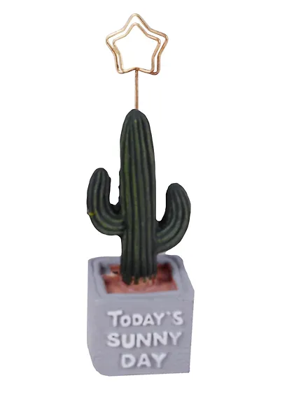 Держатель для визиток в квадратном кашпо (полистоун) (8,5см) - фото 4