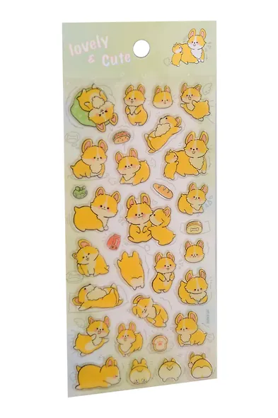 Наклейки Корги, PVC - фото 2