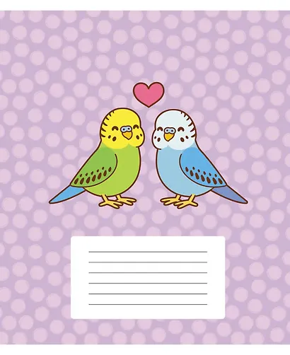 Тетрадь в линейку Listoff, "Любимая тетрадь! (Универсальная плашка)", 24 листа, в ассортименте - фото 4