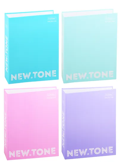 Папка-обложка для тетради со сменными блоками А5 "NEWtone PASTEL" 2 кольца, глянц.ламин., ассорти - фото 4