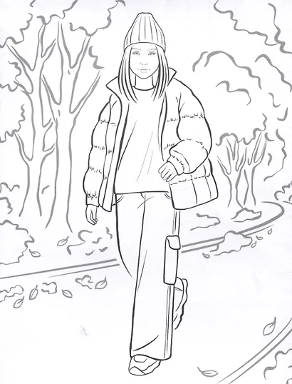 Стильные девчонки. Fashion-раскраска - фото 5