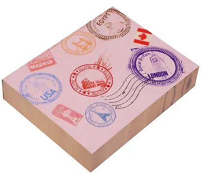 Блок для записей "Печати разных стран" 190 листов - фото 1