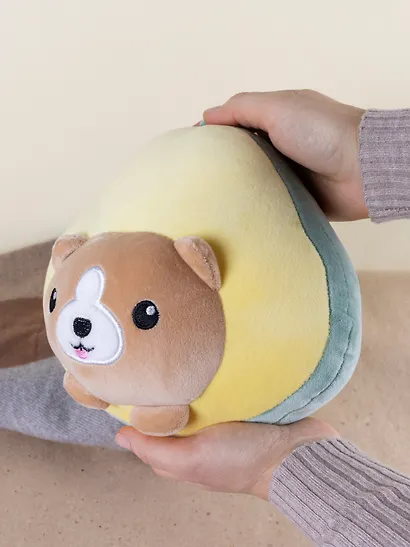 Мягкая игрушка Собачка в авокадо (25 см) - фото 12