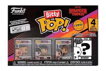 Фигурка Funko Bitty POP! Stranger Things SZN1 Eleven+Mike+Jonathan+Mystery (1 of 4) 4PK (Fun83663) - фото 1
