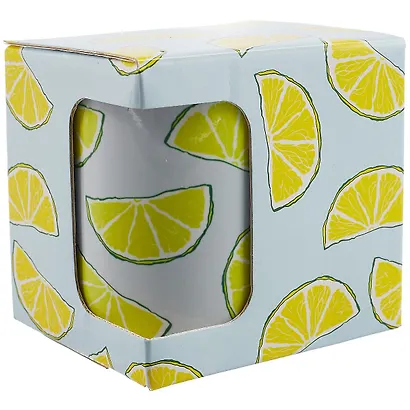 Кружка Лимоны (керамика) (330мл) (коробка) - фото 3