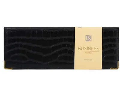 Планинг дат. 2026г. 56л "Business Premium. Impact" черный, 7Б, тв.переплет, настольный, иск.кожа, обл.поролон, евроспираль, съемный тонир.блок, мет.уголки, инд.уп - фото 1