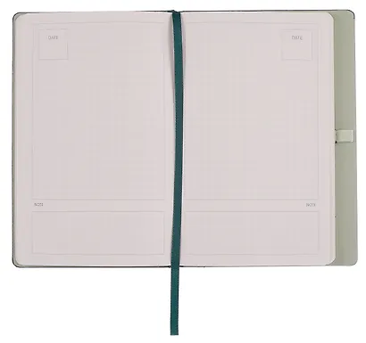 Ежедневник недат. А5 136л "Twist" зеленый, интегр.переплет, иск.кожа, тисн.фольгой, скругл.углы, петля д/ручки, тонир.блок, ляссе, инд.уп - фото 7