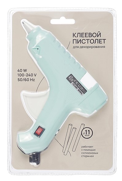 Клеевой пистолет для декорирования 40W, для стержней 11мм - фото 6