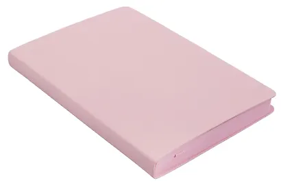 Ежедневник недат. А6+ 136л "SOFT TOUCH" розовый кварц, интегр.переплет, иск.кожа, тонир.блок, скругл.углы, запечат.торец, ляссе, инд.уп - фото 2