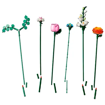 LEGO Botanical Collection: Красивый букет розовых цветов, 749 деталей (10342) - фото 8