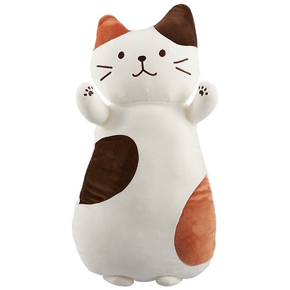 Мягкая игрушка Кот пятнистый на спине (70 см) - фото 1