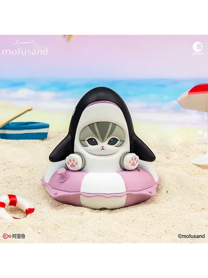 Коллекционная фигурка Mofusand Swimming Ring Series 1 штука blind box MF-250620 - фото 4