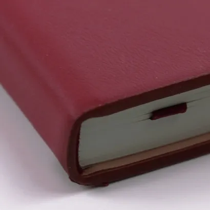 Ежедневник недатированный "Twist", А5, 136 листов, гранатовый - фото 3