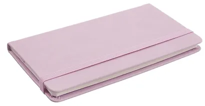 Планинг недат. 64л "Joy Book" ежевичное суфле, карманный, иск.кожа 7Б, скругл.углы, тонир.блок, резинка, офсет, ляссе - фото 2