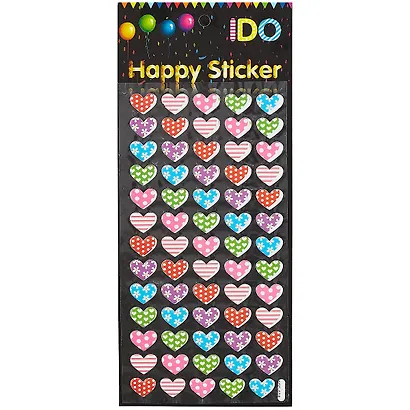 Наклейки Сердечки, 3 вида (12.5*29) - фото 2