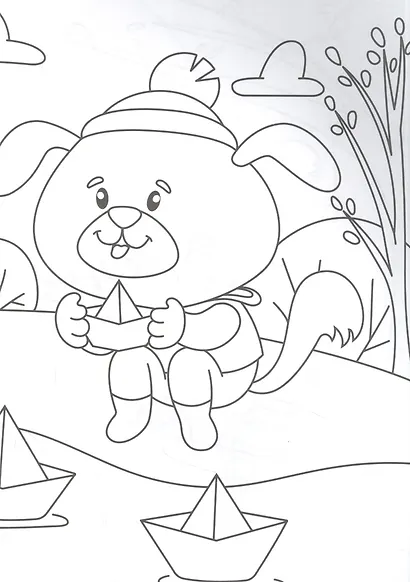 РАСКРАСКА А4 эконом. ВРЕМЕНА ГОДА - фото 2