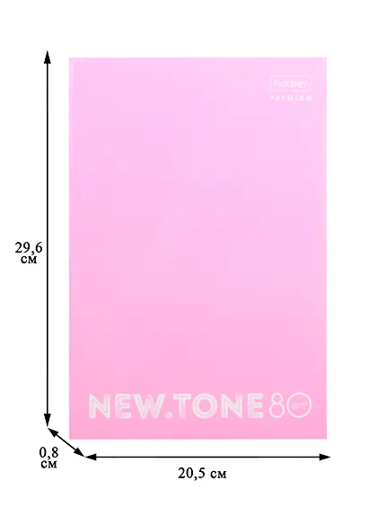 Тетрадь в клетку Hatber, NEWtone Pastel, А4, 80 листов, в ассортименте - фото 2