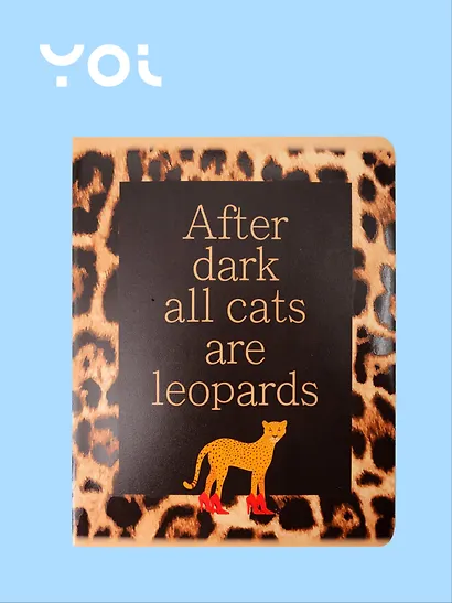 Тетрадь 48 листов в клетку "Леопард" - фото 2