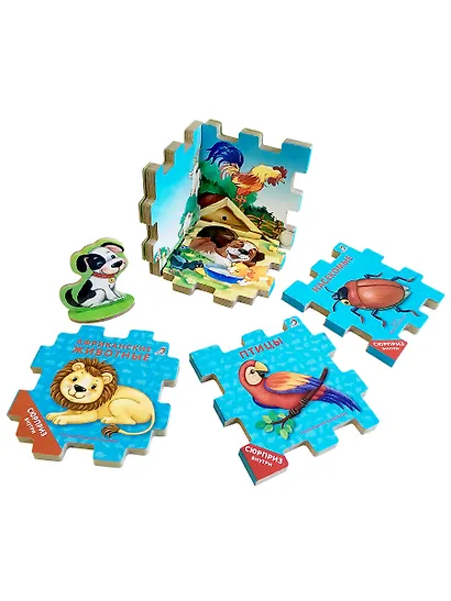 Книжный конструктор "Животные" - фото 3