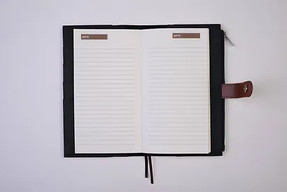 Ежедневник-органайзер недатированный, 96 страниц, коричневый - фото 4