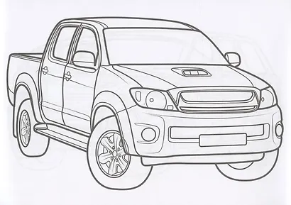 Раскраска. Внедорожники - фото 4