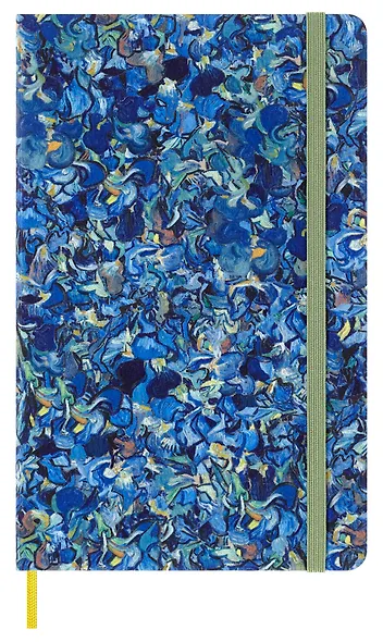 Книга для записей А5, 120 листов в линейку "Le Van Gogh Museum Large", синяя, жесткая обложка, Moleskine - фото 2