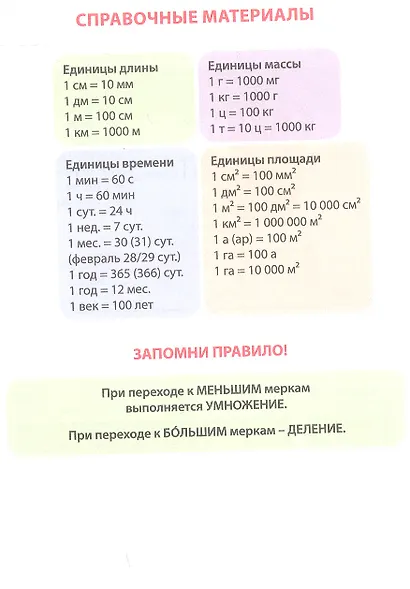 Математика. Единицы измерения. 1-4 классы - фото 3
