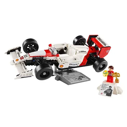 LEGO Icons: Гоночный автомобиль McLaren MP4/4 и Айртон Сенна, 693 детали (10330) - фото 4