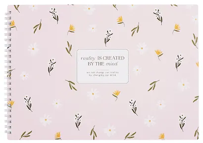 Альбом для рисования 40л А4 "April", розовый, карт.обл., спираль, ламинация, микротекстурирование - фото 1