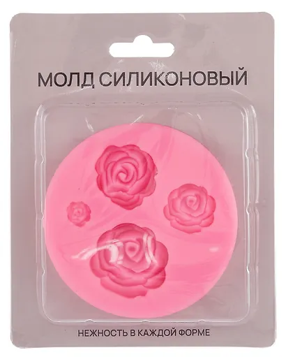 Силиконовый молд Цветы 2 - фото 1